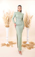 Jula - High Neck with side slit dress